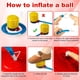 thumbnail image 2 of Pelota de Yoga, pelota de ejercicio de PVC, equilibrio de estabilidad, silla de pelota de Yoga, bomba rápida para entrenamiento físico, embarazo, oficina en casa, equipo de gimnasio, 2 of 5