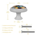 thumbnail image 5 of Sunflower Fluorescent Drawer Pulls with Screws: Round 4-Pack, Glow-in-the-Dark Knobs, Suitable for Cabinets, Wardrobes, Dressers - Furniture Decor with Dresser Knobs, Cabinet Pulls, 5 of 6