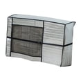 thumbnail image 3 of Cubierta de unidad de aire acondicionado de ventana exterior con cinturón de fijación, lámina de aluminio a prueba de polvo para unidades exteriores, potencia 1P, 3 of 9