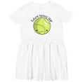 thumbnail image 3 of Inktastic Future Tennis Star Cute Tennis Ball Girls Toddler Dress, 3 of 5