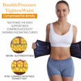 thumbnail image 4 of Bangcool Waist Trainer Wrap Breathable: Tummy Control Waist Cincher Lumbar Support Wrap, 4 of 10