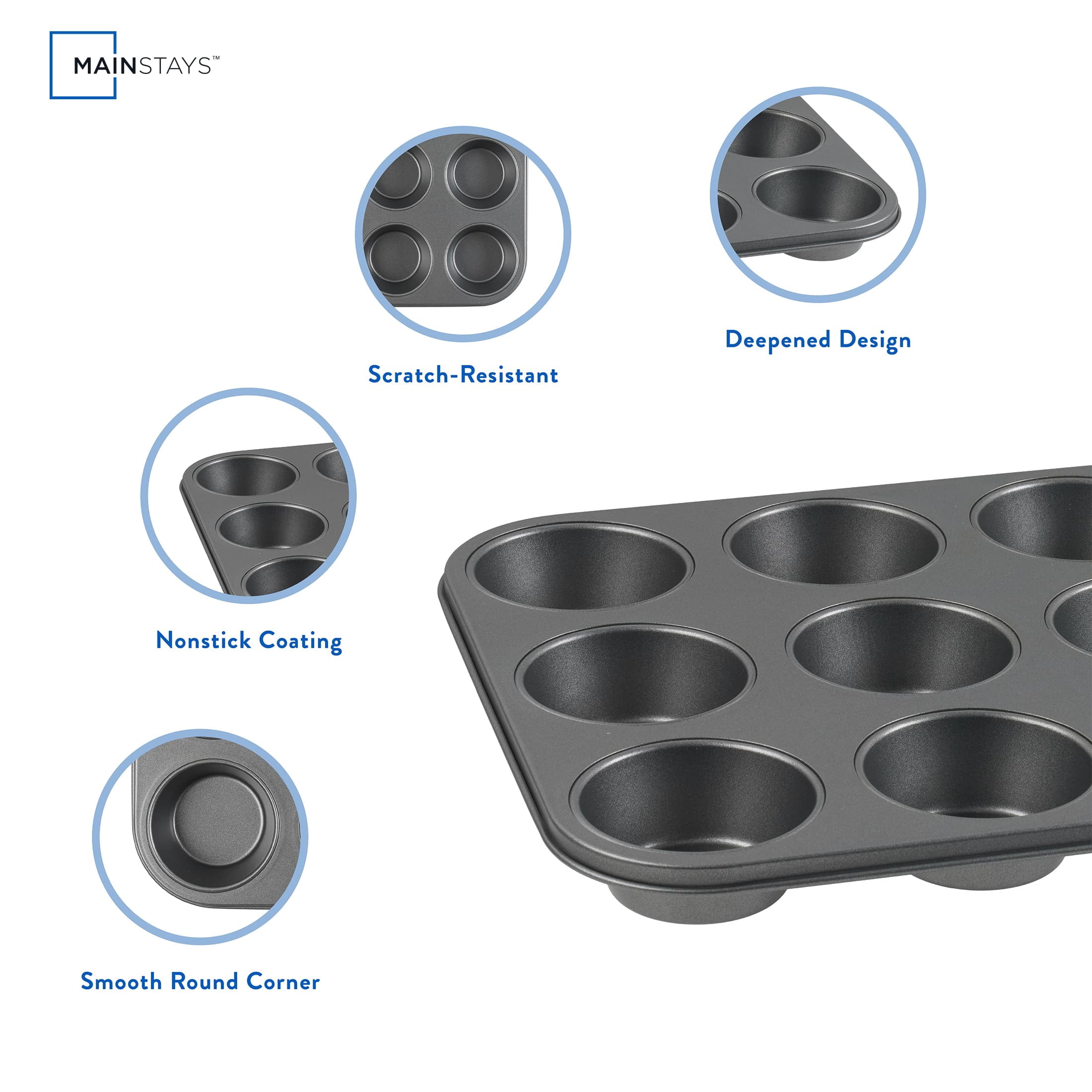 Mainstays 12 Cup Muffin Pan