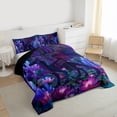 thumbnail image 3 of Homewish Pink Lotus Leaves Bedding Comforter Set,Cartoon Dragon Twin Comforter Sets,Fantasy Theme Bedding Set For Teens,Ultra Soft Home Decor Reversible,2-Piece, 3 of 8