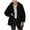 Black, variant on FNFHFY Womens Sherpa Coat Faux Shearling Shaggy Full Zip Coats Warm Winter Fleece Zip Up Sherpa Jacket with Pocket