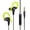 Green, variant on Wired in-Ear Waterproof Earphones Ear Hook Earbuds Stereo Super Bass Headphones Sport Headset with Mic Black