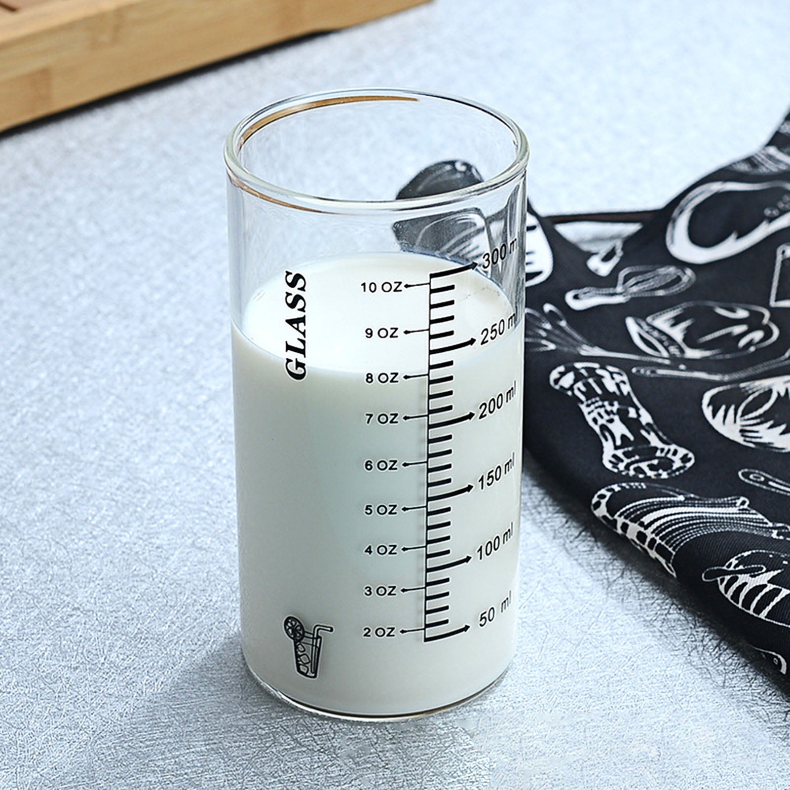 CHEERS Shot Measuring Glass w/ Ounce & Liter Measuring Measurement
