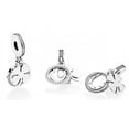 thumbnail image 4 of Pandora Women's Sterling Silver Gemstone Clover Lucky Day Pendant Charm, 4 of 4
