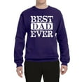 thumbnail image 2 of Wild Bobby, Best Dad Ever Daddy Husband, Father's Day, Unisex Men Crewneck Graphic Sweatshirt, Purple, Large, 2 of 3
