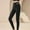 Black, variant on Women's Leggings, Solid Colored Wool Silk High Waisted Warm Pants Fall And Winter Slim Seamless Womens Underwear With Warm Bottom Pants Black XXXL