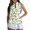Z1Yellow, variant on Womens Tropical Palm Tree Polo Shirt Sleeveless Collared Zip Neck Hawaiian Print Casual Summer Golf Top