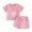 Red, variant on Baby Boy Girl First Birthday Outfit 1 Cake Short Sleeve T-Shirt Top+ Solid Shorts Set One Year Old Clothes(Light Blue, 12-18M)