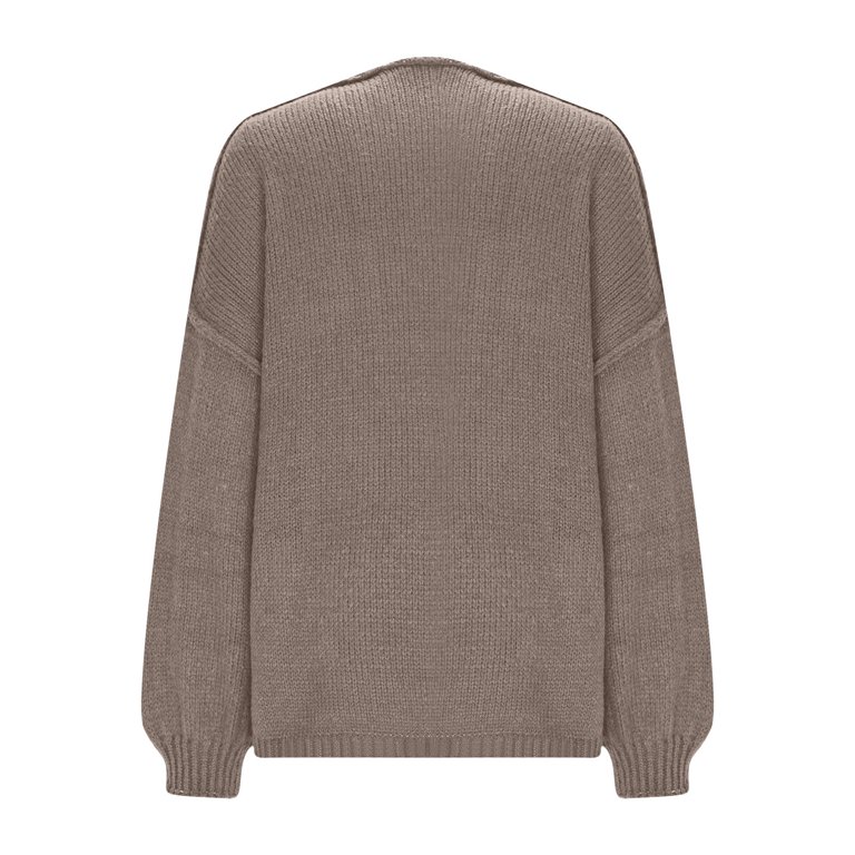 Womens Oversized Cardigan Sweaters 2026 Fall Long Lantern Sleeve