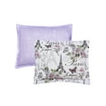 thumbnail image 6 of CEDAR COURT Paris Floral Lilac Ultra Soft Microfiber 8 Piece Reversible Comforter Bedding Set - King, 6 of 9
