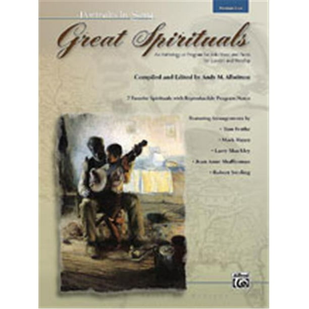 Alfred 00-26386 Grands Spirituals- Portraits en Chanson - Livre de Musique