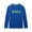 Blue, variant on Youth Boys Long Sleeve Athletic Shirt Moisture-Wicking Activewear Sports Tops for Basketball Football Training Breathable Teen Gym Tee