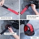 thumbnail image 5 of 3 pares de correas para pedales de bicicleta, clips para los dedos del pie, cinta para correas para bicicleta de piñón fijo, negro, rojo y azul, cinturón adhesivo para correa con clip para e, 5 of 5