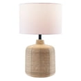 thumbnail image 3 of Hudson & Canal TL0659 Jolina Petite Rattan Table Lamp with Brass Accents, 3 of 9
