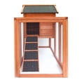 thumbnail image 4 of SYTHERS 48" Rabbit Hutch Outdoor Indoor Small Animals Pet House 2 Story Chicken Coop Guinea Pig Cage, 4 of 7