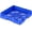 Blue, variant on Commercial Dishwasher Tray Rack, Commercial Dish Drying Rack, Polypropylene Full Size Flatware Tray for Hotel Canteen Kitchen Restaurant Tableware Plate and Bowl(Peg Dish Opening,Gray,2 Pack)