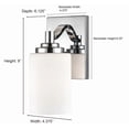 thumbnail image 2 of 3181-MB Millennium Lighting Durham - 1 Light Wall Sconce-9 Inch Tall and 4.38 Inch Wide-Matte Black Finish, 2 of 5