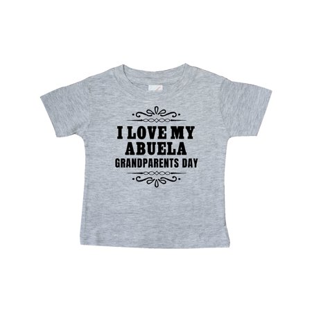 

Inktastic Grandparents Day I Love My Abuela Gift Baby Boy or Baby Girl T-Shirt