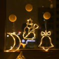 thumbnail image 2 of Suction Cup Christmas Warm Lamp Light For Home Window New Year Decoration, 2 of 5