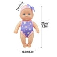 thumbnail image 2 of Qocolhg New Swimming Toys Doll for Girls 3-6 Years, Waterproof Swimming Doll, Pool Baby Doll Toys with Easily Detachable Swimsuit, Bath Toys for Bathtub Pool Bath Time Play, Christmas Gifts for Kids, 2 of 2