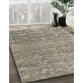 thumbnail image 2 of Ahgly Company Indoor Rectangle Abstract Army Brown Area Rugs, 8' x 10', 2 of 6