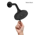 thumbnail image 4 of Brondell Nebia High Pressure Shower Head, Yuba NE80, Fixed Showerhead, 5- Setting, Precision Nozzle, Matte Black, 4 of 9