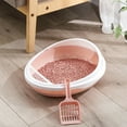 thumbnail image 6 of XROMTBEM Open-Top Cat Litter Box Kit Include Scoop Kitty Litter Box with Shield Semi-Enclosure Anti-Splash Pet Cleaning Supplies, 6 of 18