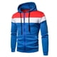 thumbnail image 2 of Sudadera con capucha y cremallera completa para hombre, de color liso, con cremallera, para uso diario, básica, de polar fino, para fitness, sudaderas de manga larga, azul, gris y negro, 2 of 4