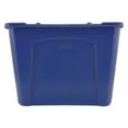 thumbnail image 3 of Stacking Recycle Bin, 14 gal, Polyethylene, Blue | Bundle of 2, 3 of 3