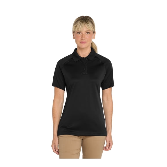 CornerStone Women's Select Snag-Proof Tactical Polo | Ladies Short Sleeve Work Shirt, Collared Summer Top with Dual Pen Pockets & Mic Clips