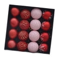thumbnail image 4 of 16 bolas navideñas colgantes para exteriores. Rojo, 4 of 9