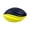 Yellow, variant on BAELLERT Soft Rugby Ball Kids Foam Spiral Football Toy Easy Grip Decompression Toy Hand-Eye Coordination Training Small Footballs for School Sports Party Game