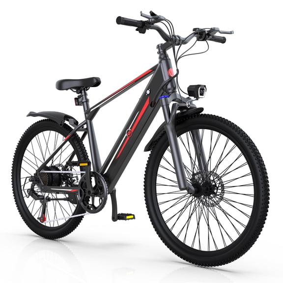 ZorixBike Electric Bike for Adults,26'' E Mountain Bike Peak 1000W Motor,7-Speed Commuter Ebike,36V 10.4AH Internal Battery (Removable),UL2849 Certified