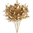 thumbnail image 4 of Plantas Artificiales CATTREE Hojas Doradas 36 cm Paquete de 3, 4 of 8