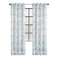 thumbnail image 5 of Habitat Jenny Grommet Curtain Panel Window Dressing 52 x 63 in Indigo, 5 of 9