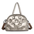 thumbnail image 1 of Bolso Bandolera Elegante para Mujer Bolso Satchel Gran Capacidad Bolso Femenino (Oro), 1 of 8