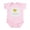 Petal Pink, variant on CafePress - Vegetarian Chick Infant Bodysuit - Baby Light Bodysuit, Size Newborn - 24 Months