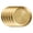 Gold, variant on 3 Pieces 10.2inch Stainless Steel Round Plate, Metal Camping Plates, Stainless Steel Plates, Reusable Metal Dinner Plates for Outdoor Picnic Camping