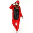 thumbnail image 5 of Dinosaur Cartoon Flannel Pajamas One Piece Fall Winter Homewear Sleepwear, 5 of 7