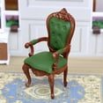 thumbnail image 4 of Chair Model for Doll House Vintage Ottoman Model Display Victorian Chair 1:12 Model Toy Girls Dollhouses Pretend Play Yellow 1, 4 of 4