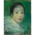 thumbnail image 3 of Alice Pike Barney 20x24 Black Modern Framed Museum Art Print Titled - Piertte (1927), 3 of 5