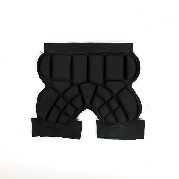 Eigraketly Almohadilla de cadera para niños, patineta de esponja gruesa, equipo deportivo transpirable ajustable, rodilleras, herramientas de protección patinar Negro Eigraketly OD022047-02