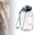 thumbnail image 3 of Botella de agua portátil con tapa de Jarra de agua con tiempos Bebida a prueba de fugas para senderismo Bicicleta Fitness Gris 1.6L Baoblaze Botellas Deportivas, 3 of 7