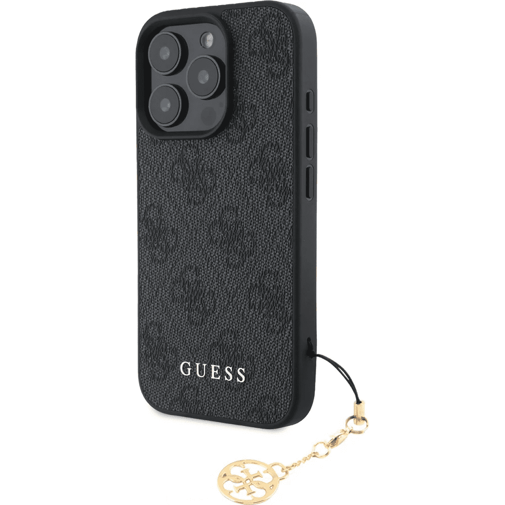 Guess 4G Collection Leather Metal Logo with MagSafe Hard