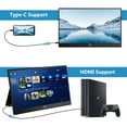 thumbnail image 5 of Z-edge Ultra 1 Portable Monitor 15.6 inch 1080P FHD IPS Screen, with Type-C HDMI Port, Built-in Speakers, 5 of 6