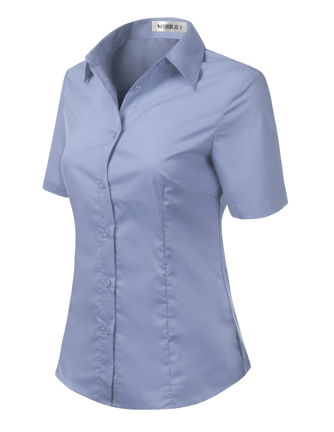 short sleeve slim fit dress shirt