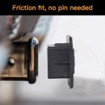 thumbnail image 3 of XSTRAP 2PCS Trailer Hitch Cover 2 inches Black Receiver Tube Trailer Hitch Plug, 3 of 5